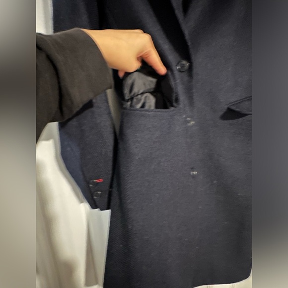 Uniqlo Navy Pea Coat - Picture 17 of 17